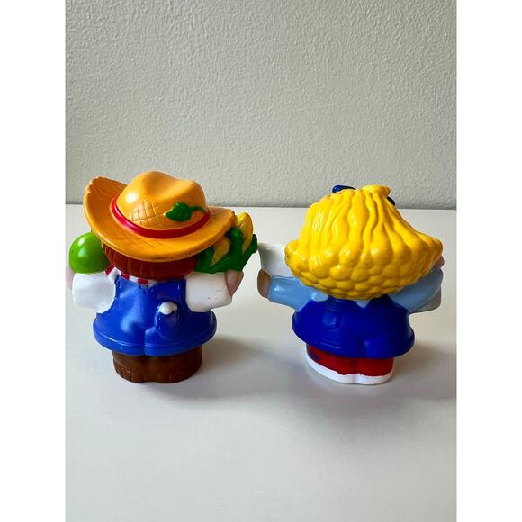 Fisher-Price Little People Farmers Set of 4 Girl Boy Brown Horse Cow Toy - Picture 6 of 15